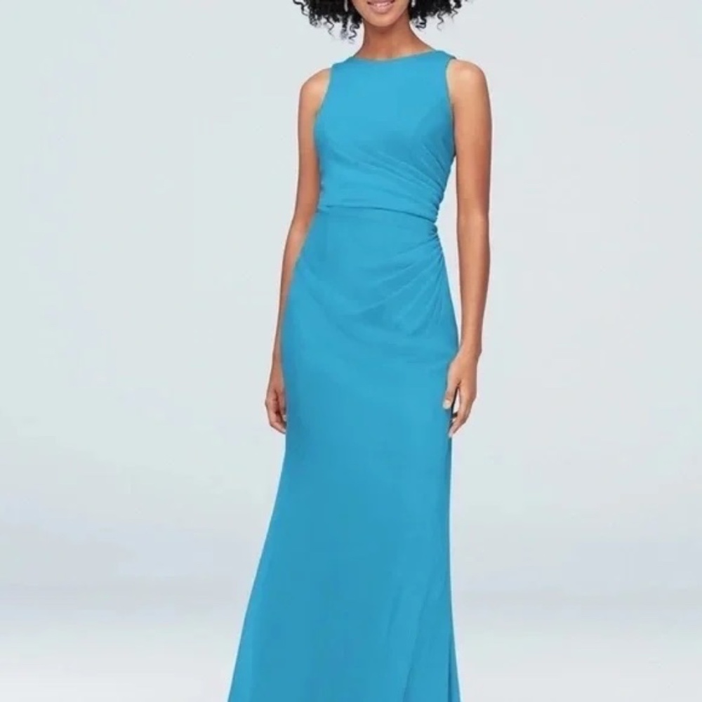 NWT David's Bridal Navy Bridesmaid Gown